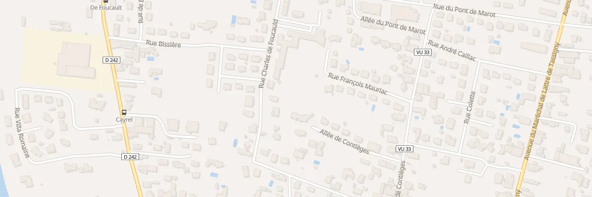 Plan du 16 Rue Charles de Foucauld à Villeneuve-sur-Lot