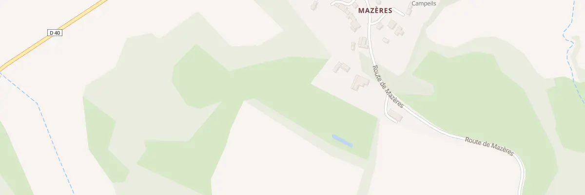 Plan du 5111 Mazeres à Lartigue