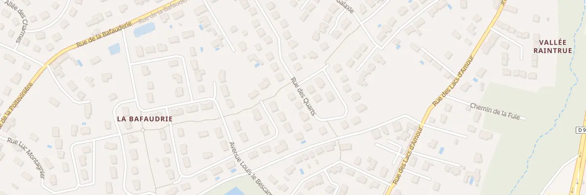 Plan du 21 Rue des Quarts à Montbazon