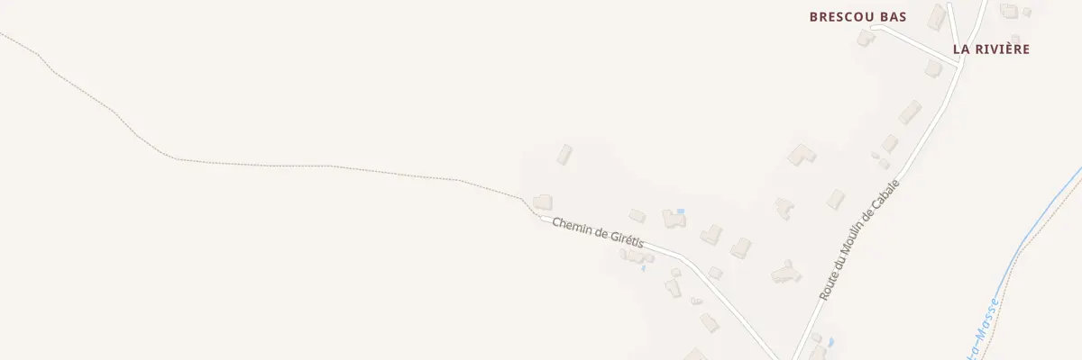 Plan du 278 Chem de Girétis à Bajamont