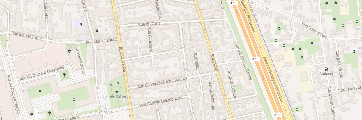 Plan du 21 Rue Legras à Tours