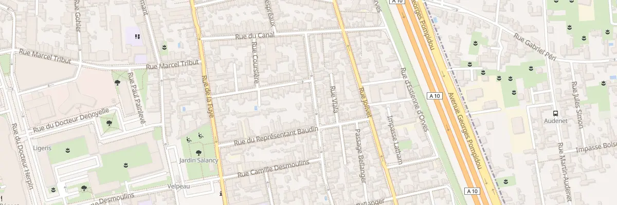 Plan du 23 Rue Legras à Tours