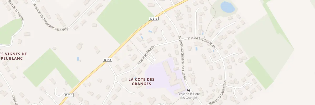 Plan du 6 Rue Jean Moulin à Descartes