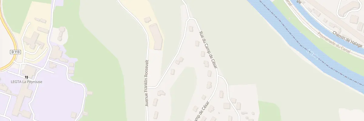 Plan du 6 Rue du Camp de César à Coulounieix-Chamiers