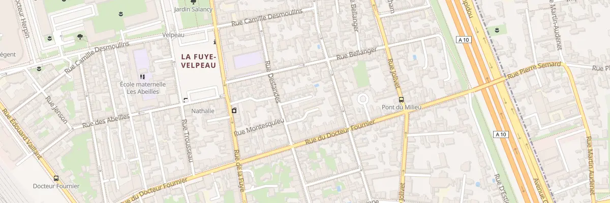 Plan du 36 Rue Deslandes à Tours