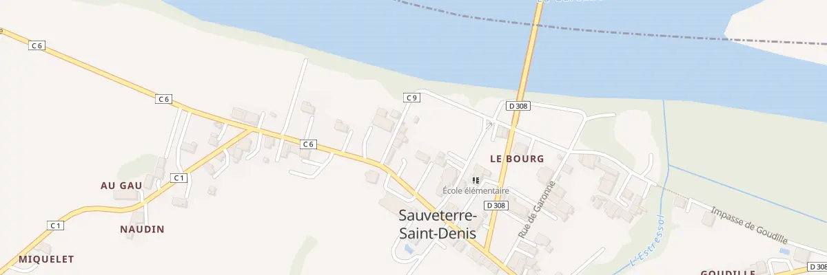 Plan du 66 Le Bourg à Sauveterre-Saint-Denis