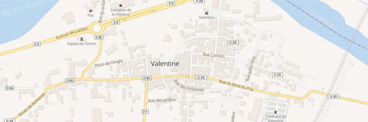 Plan du 13B Av du Maréchal Foch à Valentine