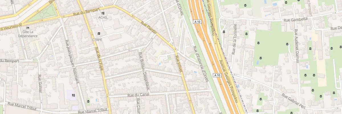 Plan du 71 Rue Jolivet à Tours