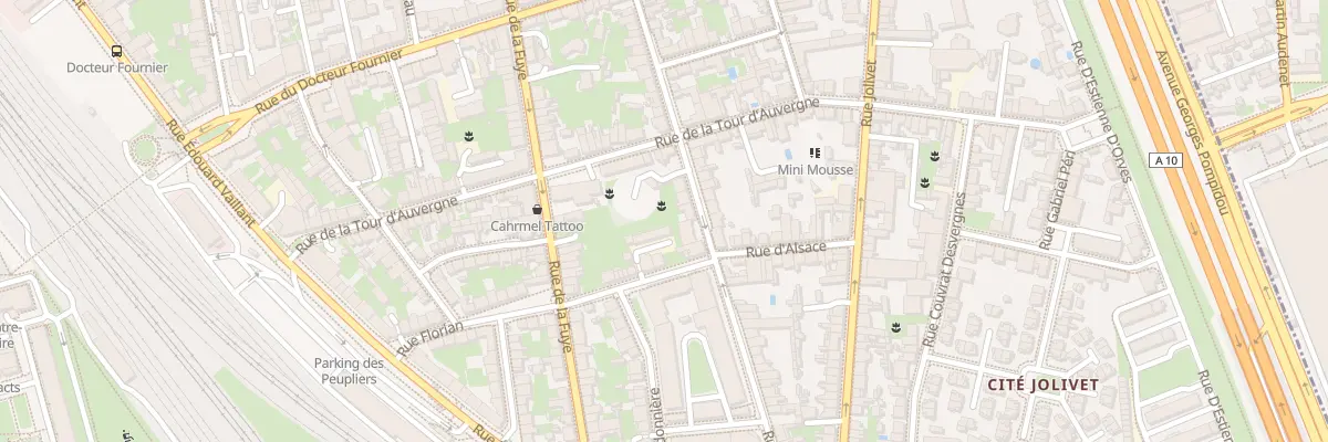 Plan du 79 Rue Deslandes à Tours
