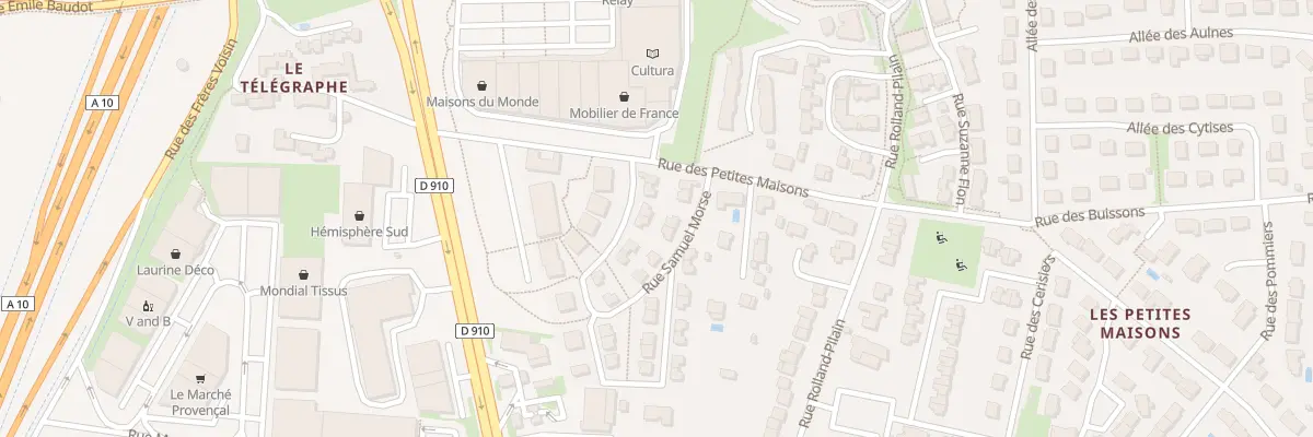 Plan du 5 Rue Samuel Morse à Chambray-lès-Tours