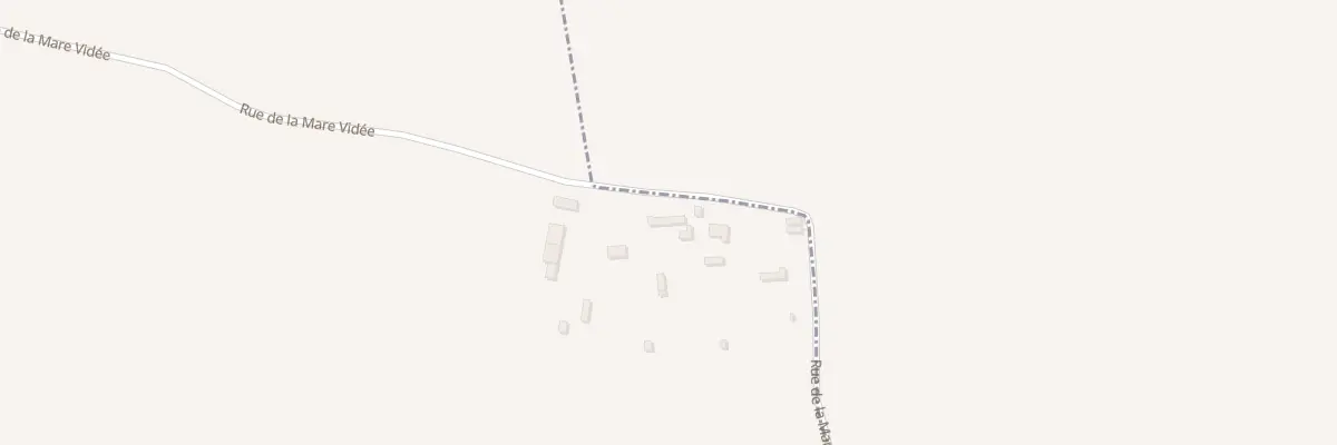Plan du 9007 Rue de la Mare Vidée à La Haye-Aubrée