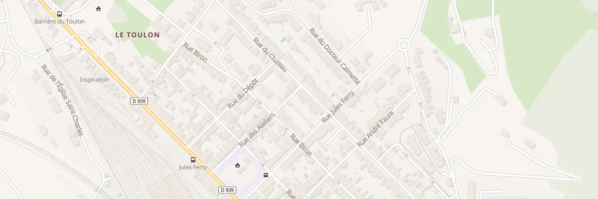 Plan du 57 Rue du Cluzeau à Périgueux