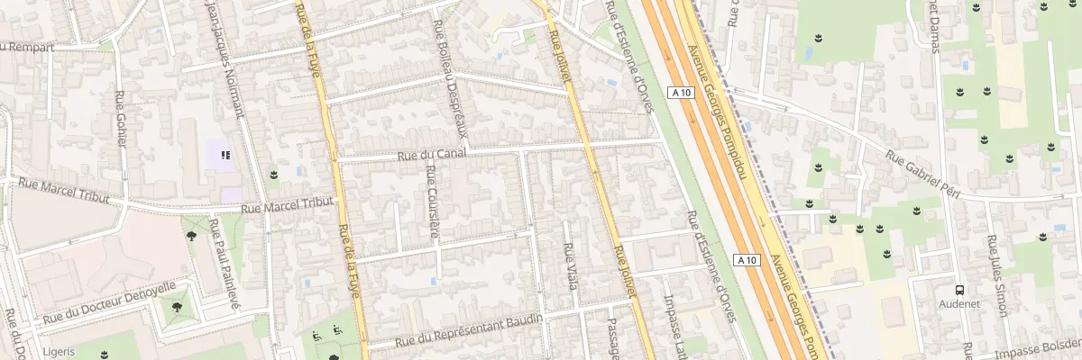 Plan du 6 Rue Legras à Tours