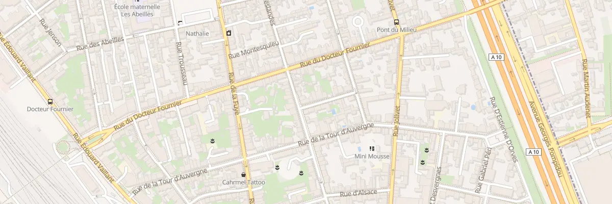 Plan du 60 Rue Deslandes à Tours