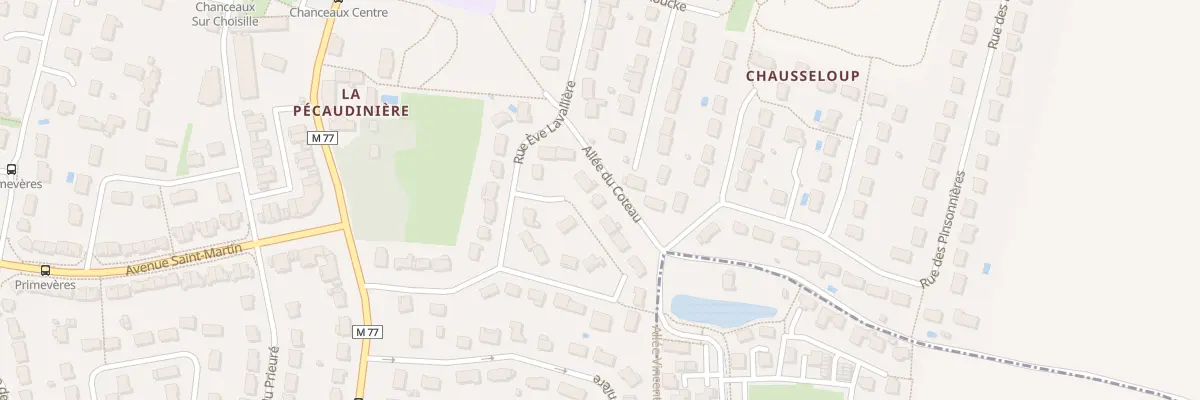 Plan du 2 Imp de l’Abbé Chasteigner à Chanceaux-sur-Choisille