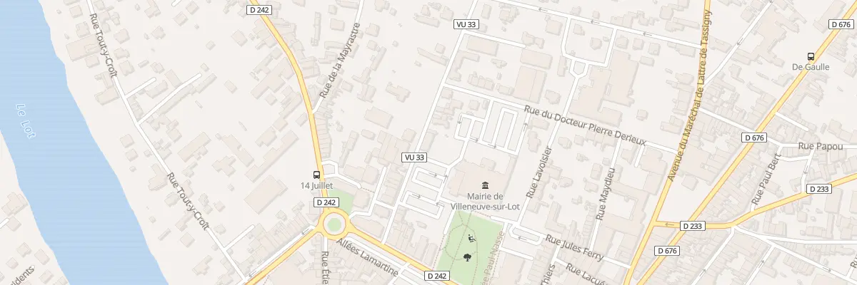 Plan du 28 Rue de Contièges à Villeneuve-sur-Lot
