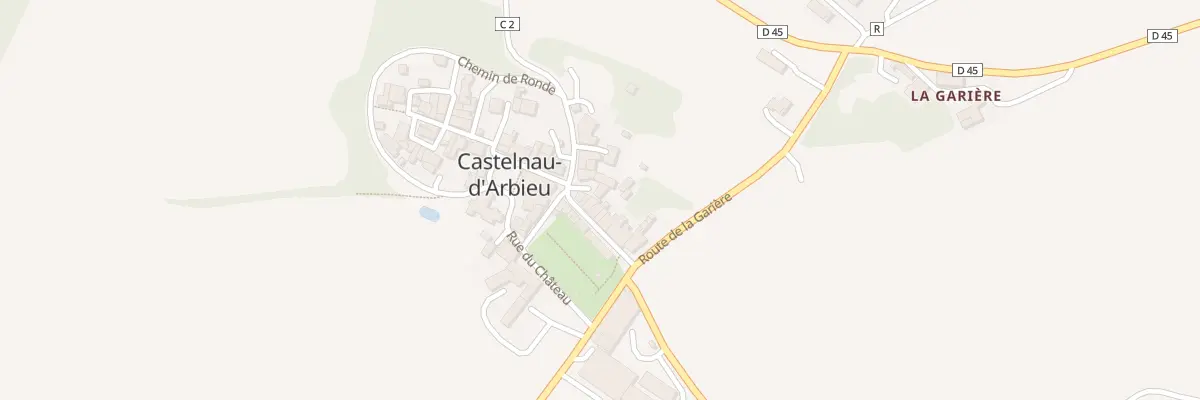 Plan du 5062 Au Village à Castelnau-d’Arbieu