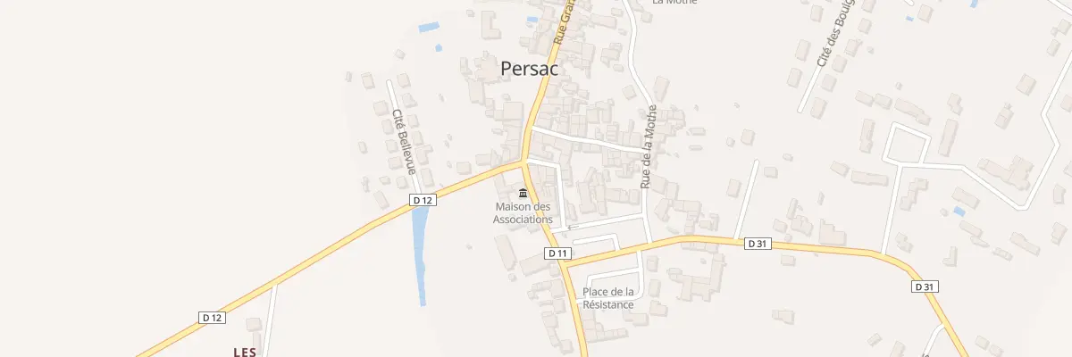 Plan du 9 Rue de la Vieille Auberge à Persac