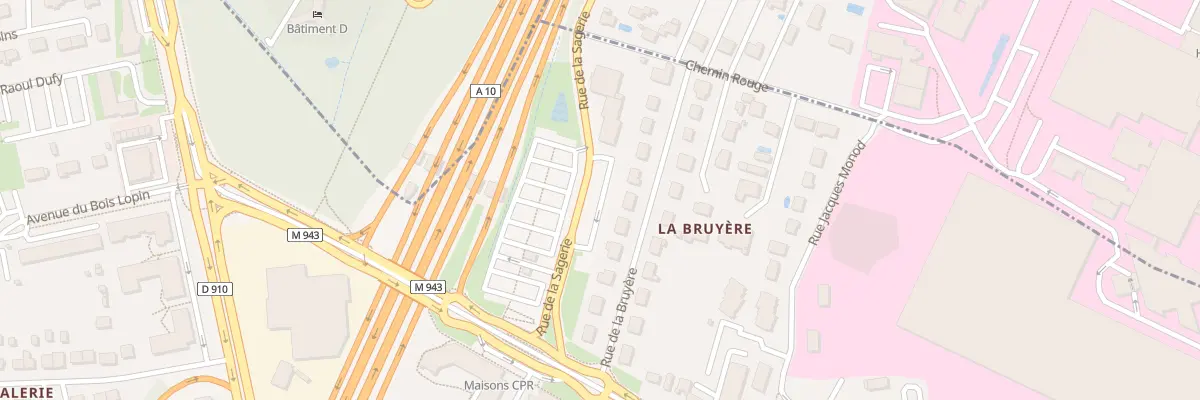 Plan du 206 Rue de la Sagerie à Chambray-lès-Tours