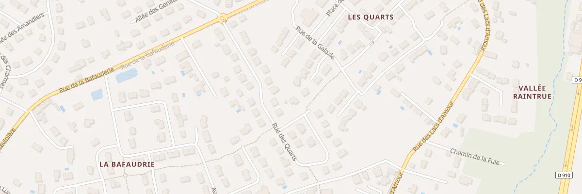 Plan du 30 Rue des Quarts à Montbazon
