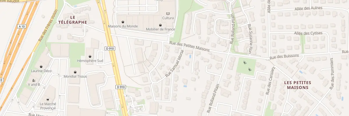 Plan du 23 Rue Samuel Morse à Chambray-lès-Tours
