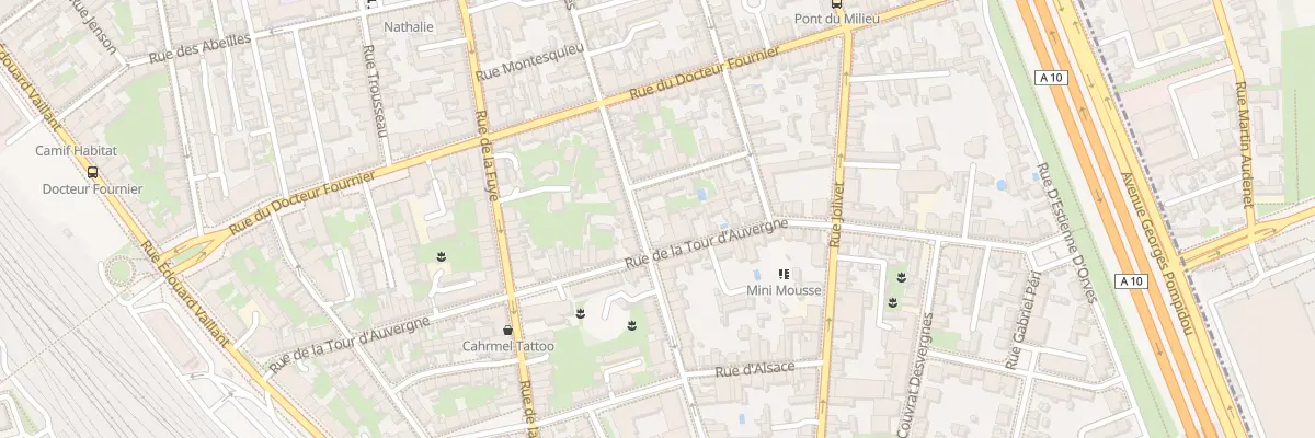 Plan du 66 Rue Deslandes à Tours