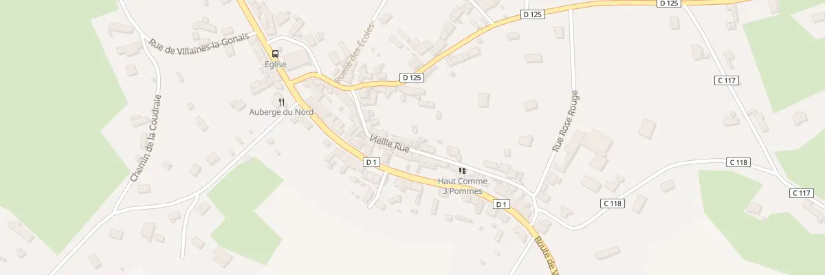 Plan du 9 Vc Vieille Rue à Lamnay