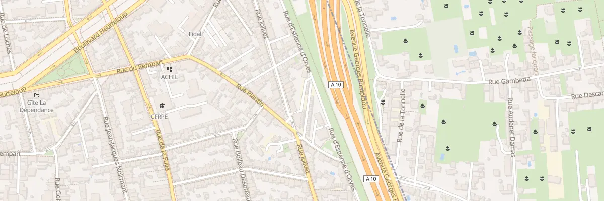 Plan du 56 Rue Jolivet à Tours