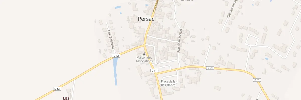 Plan du 7 Rue de la Vieille Auberge à Persac