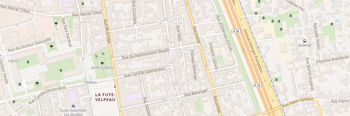 Plan du 38 Rue Legras à Tours