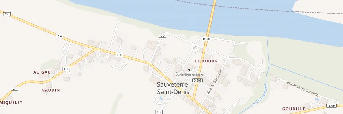 Plan du 5209 Le Bourg à Sauveterre-Saint-Denis