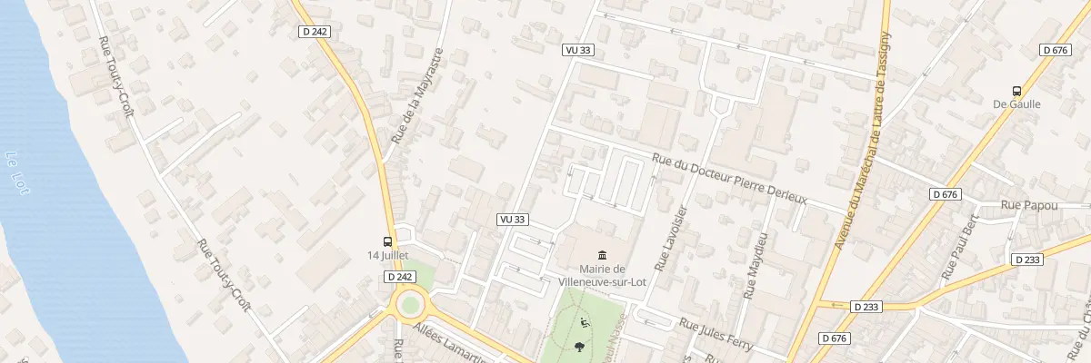 Plan du 30 Rue de Contièges à Villeneuve-sur-Lot