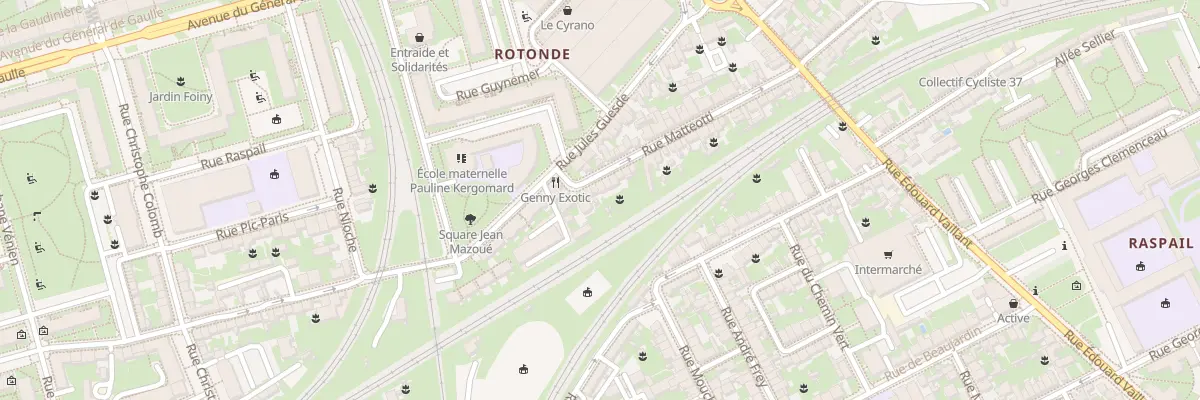 Plan du 13 Rue Matteoti à Tours