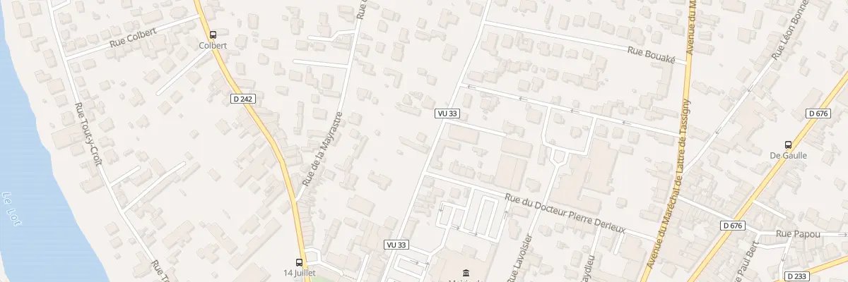 Plan du 29 Rue de Contièges à Villeneuve-sur-Lot