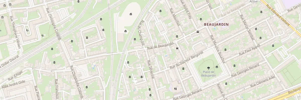 Plan du 33 Rue de Beaujardin à Tours