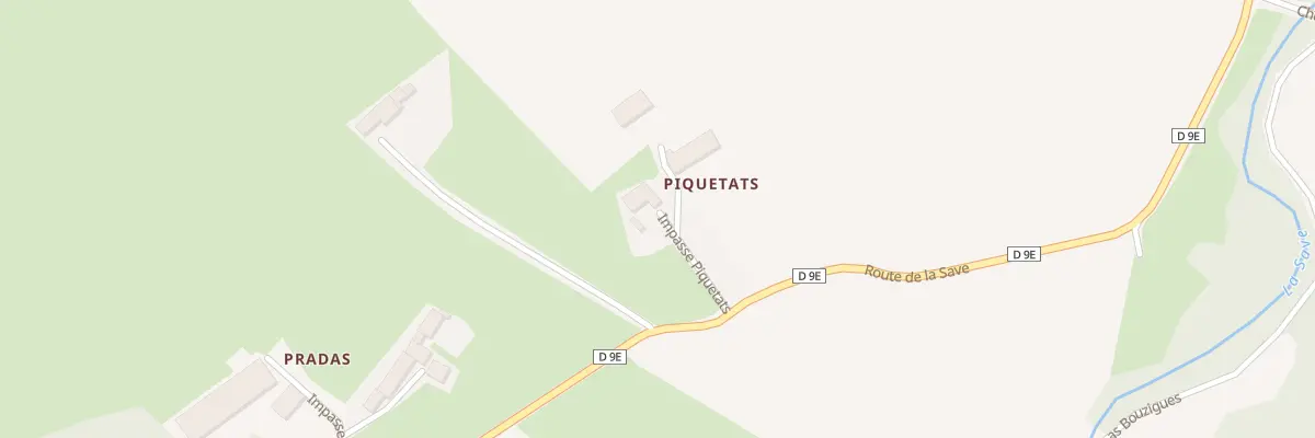 Plan du 4 Piquetats à Montgaillard-sur-Save
