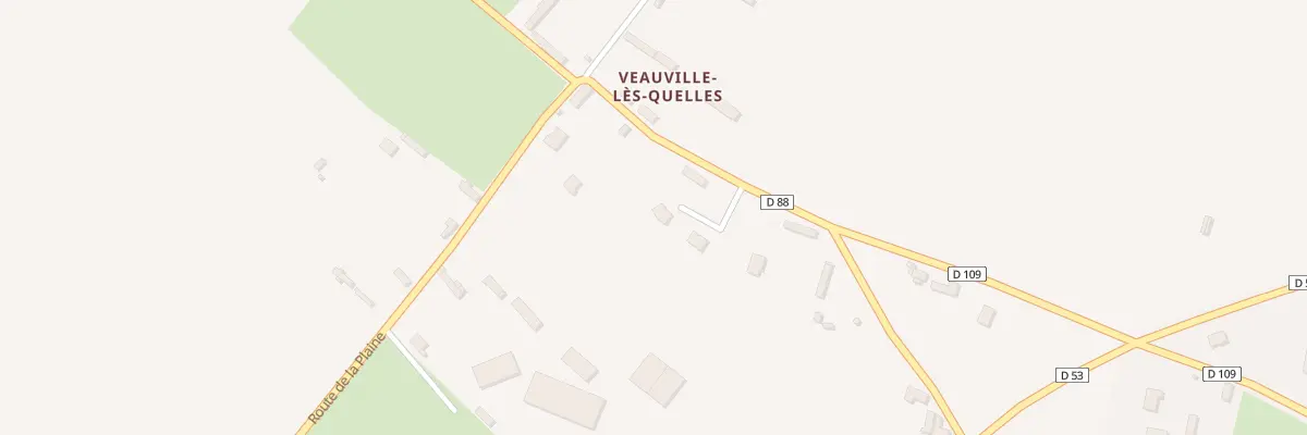 Plan du 303 Rte des Tisserands à Veauville-lès-Quelles