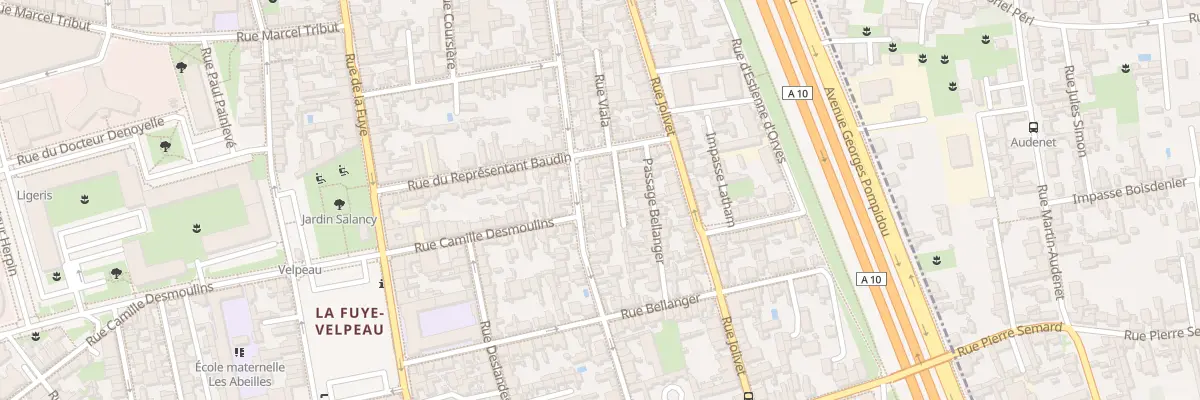 Plan du 42 Rue Legras à Tours