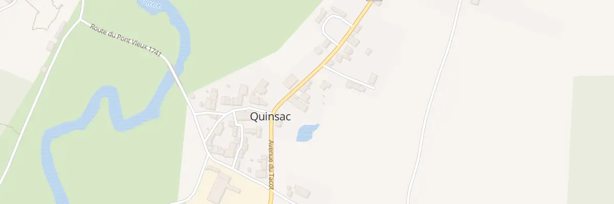 Plan du 114 Le Bourg à Quinsac