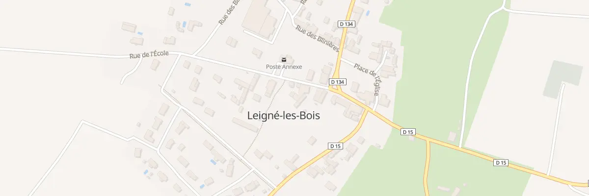 Plan du 3 Rue des Ecoles à Leigné-les-Bois
