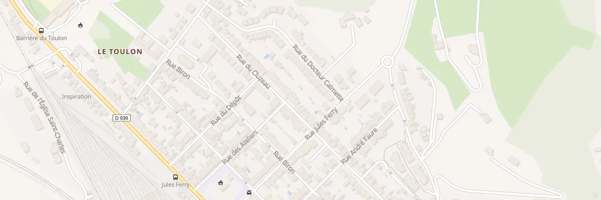 Plan du 70 Rue du Cluzeau à Périgueux