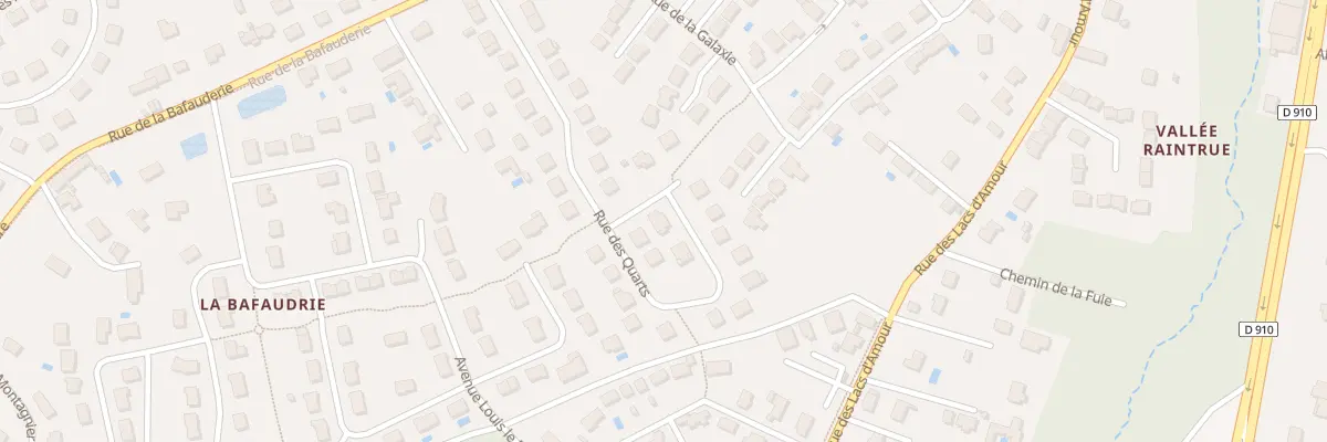 Plan du 6969 Rue des Quarts à Montbazon