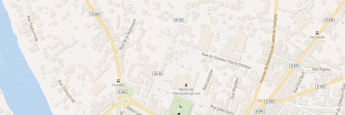 Plan du 32B Rue de Contièges à Villeneuve-sur-Lot
