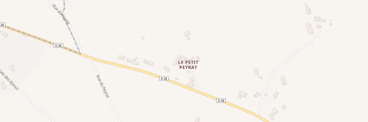 Plan du 8 Le Perat à Millac