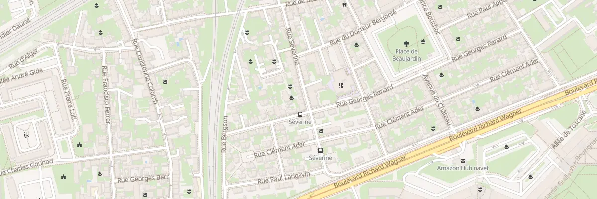 Plan du 43 Rue Séverine à Tours