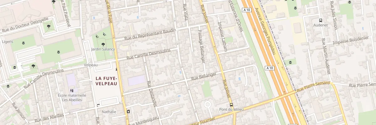 Plan du 52 Rue Legras à Tours