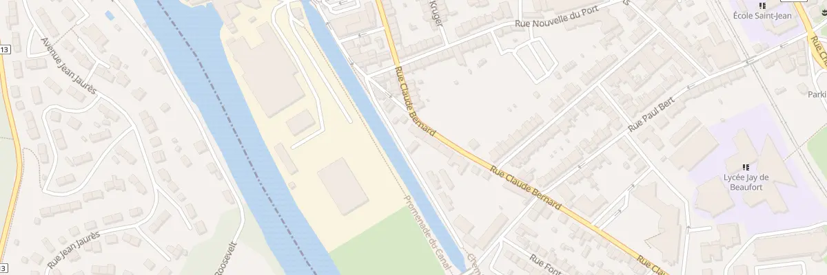 Plan du 135T Rue Claude Bernard à Périgueux
