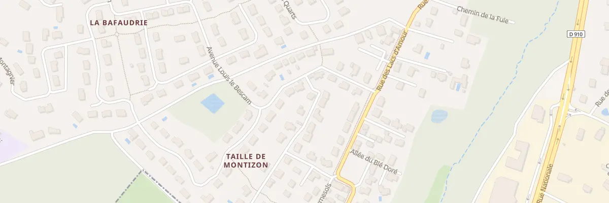 Plan du 2 Rue des Moissons à Montbazon