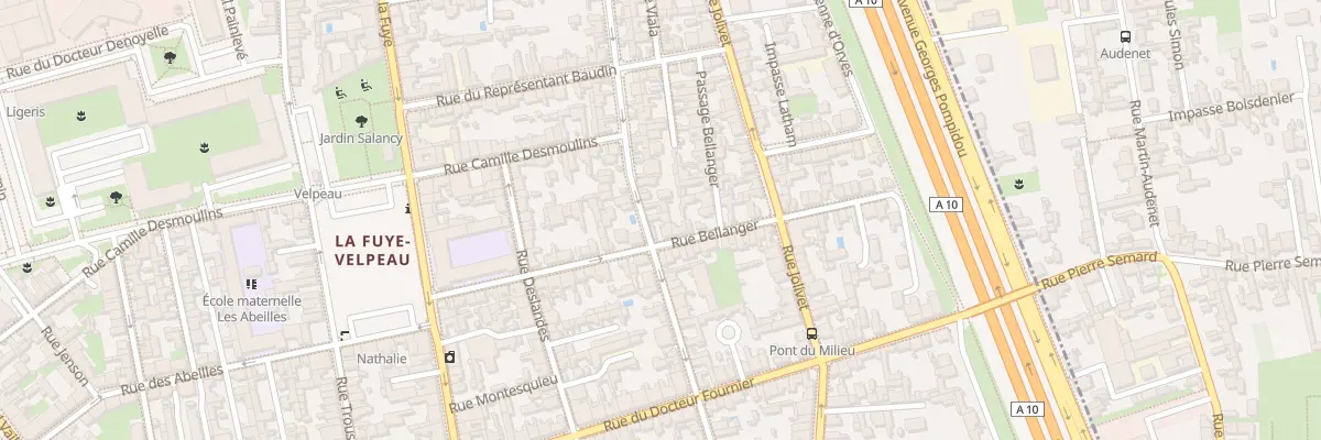 Plan du 58 Rue Legras à Tours