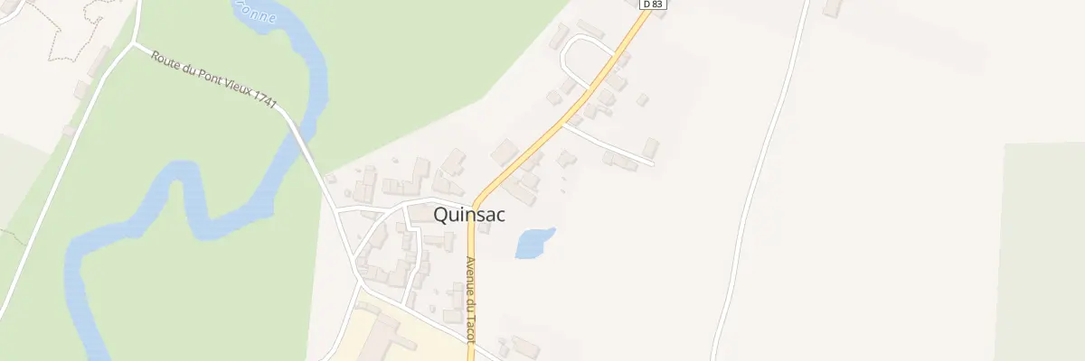 Plan du 113 Le Bourg à Quinsac